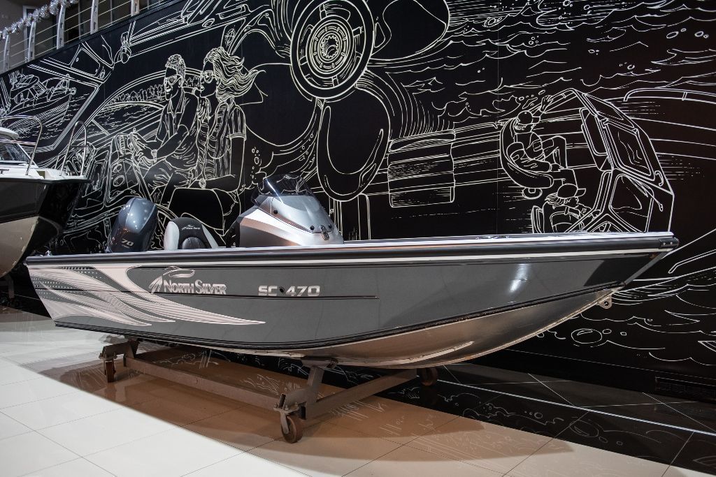 Катер-лодка алюминиевая NORTHSILVER 470 SC